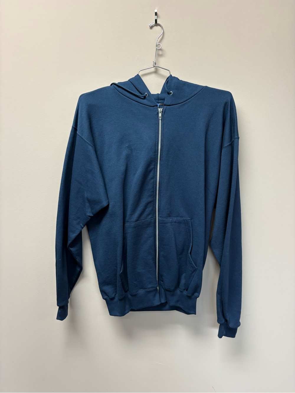 Champion Navy Full-Zip Hooded Sweater